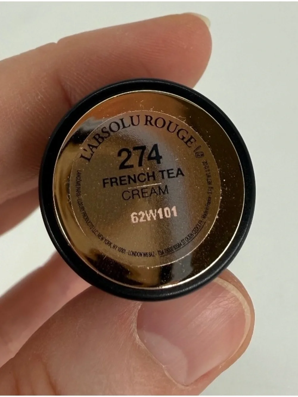 Lancome L’Absolu Rouge Cream Lipstick 274 French Tea Full Size